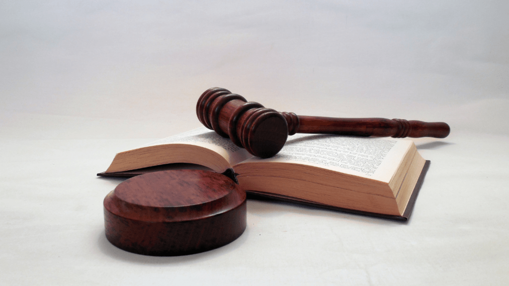 judge's gavel and scales of justice