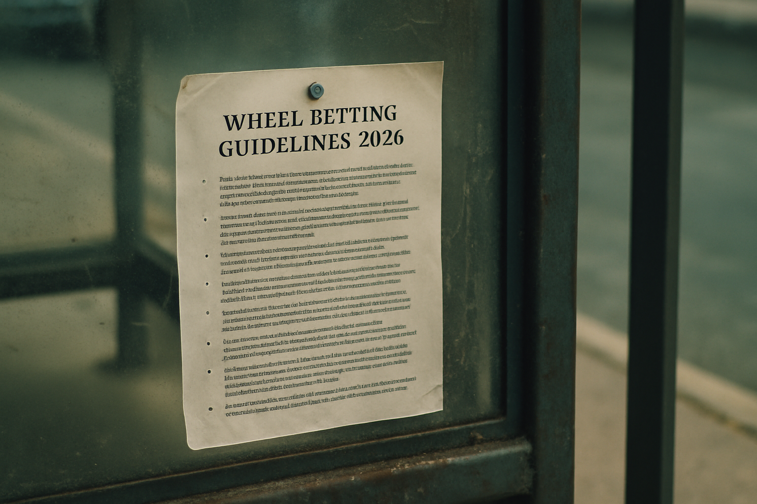 wheel betting regulations 2026
