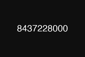 8437228000