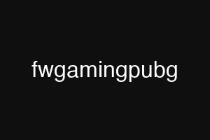 fwgamingpubg