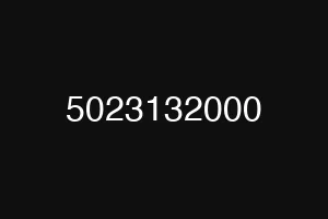 5023132000
