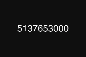 5137653000