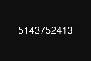 5143752413