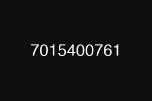 7015400761