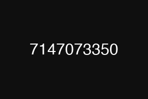 7147073350