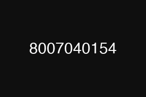 8007040154