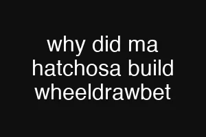 why did ma hatchosa build wheeldrawbet